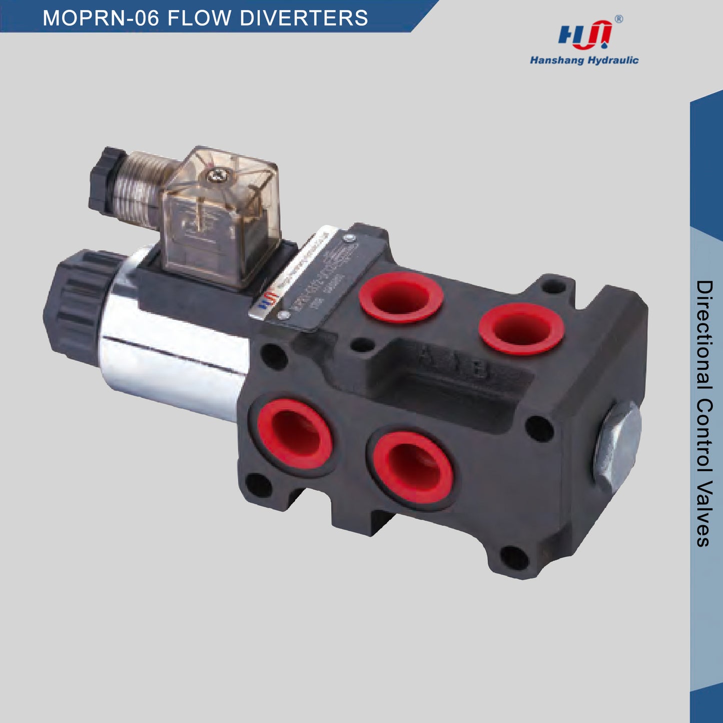 Desviador hidráulico MOPRN-06 (MOPRN-06-6-SAE8-I-DC12)