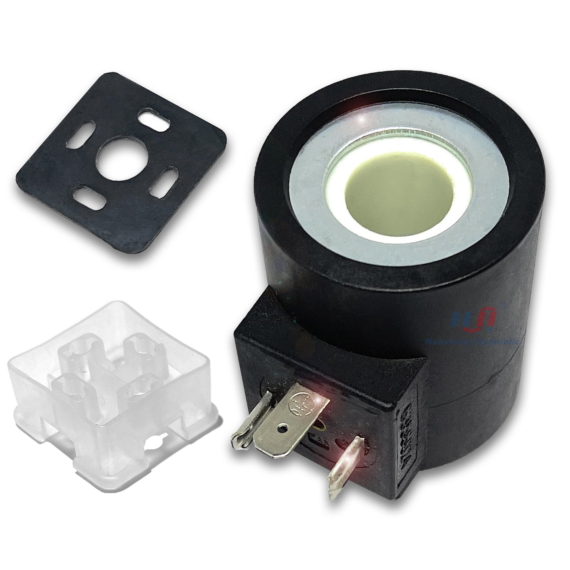 HC-10-C-2H Valve Coil - 3 Prong DIN Connector ( 6356024 ) – Hanshang ...