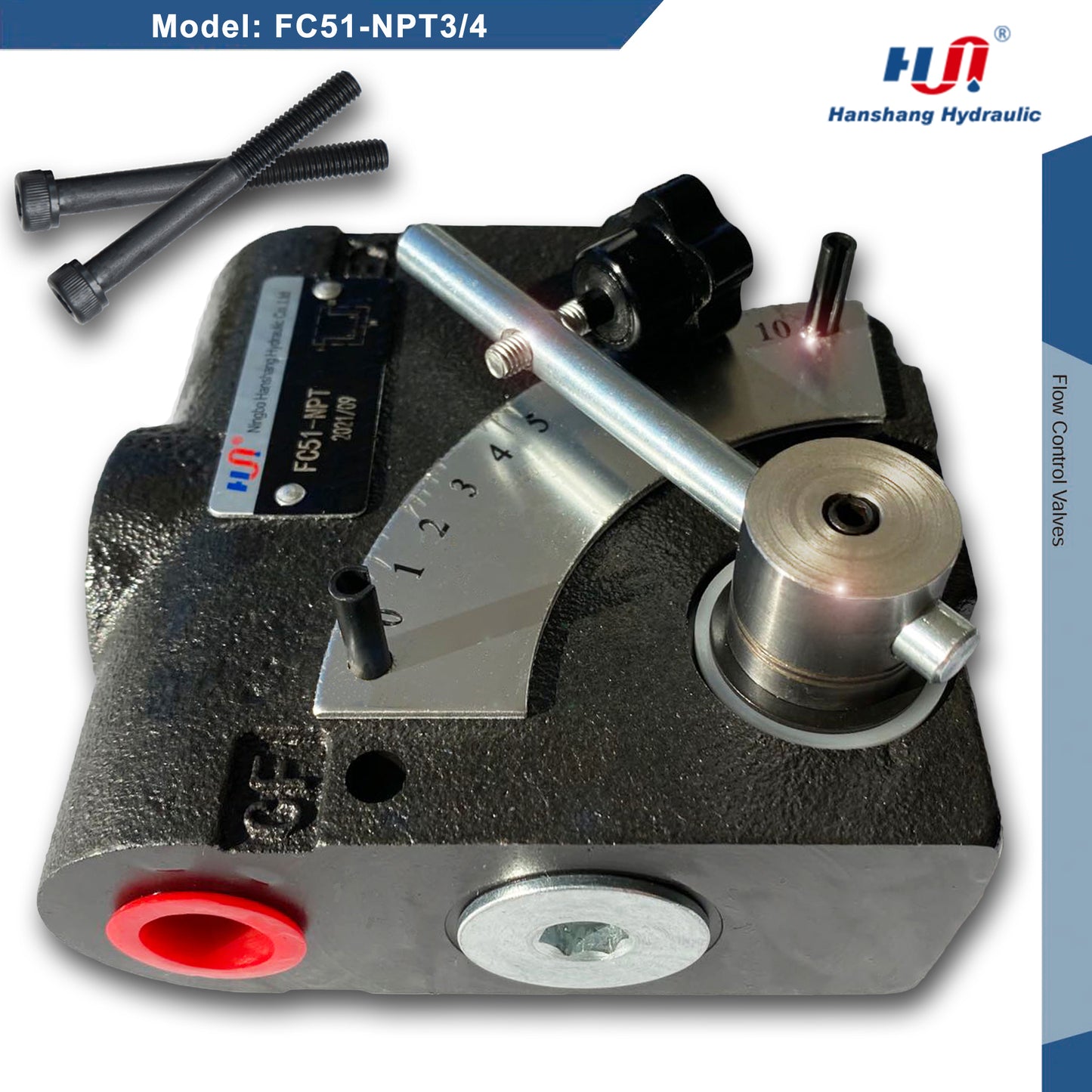 FC51-NPT3/4 Adjustable Flow Directional Control Valve