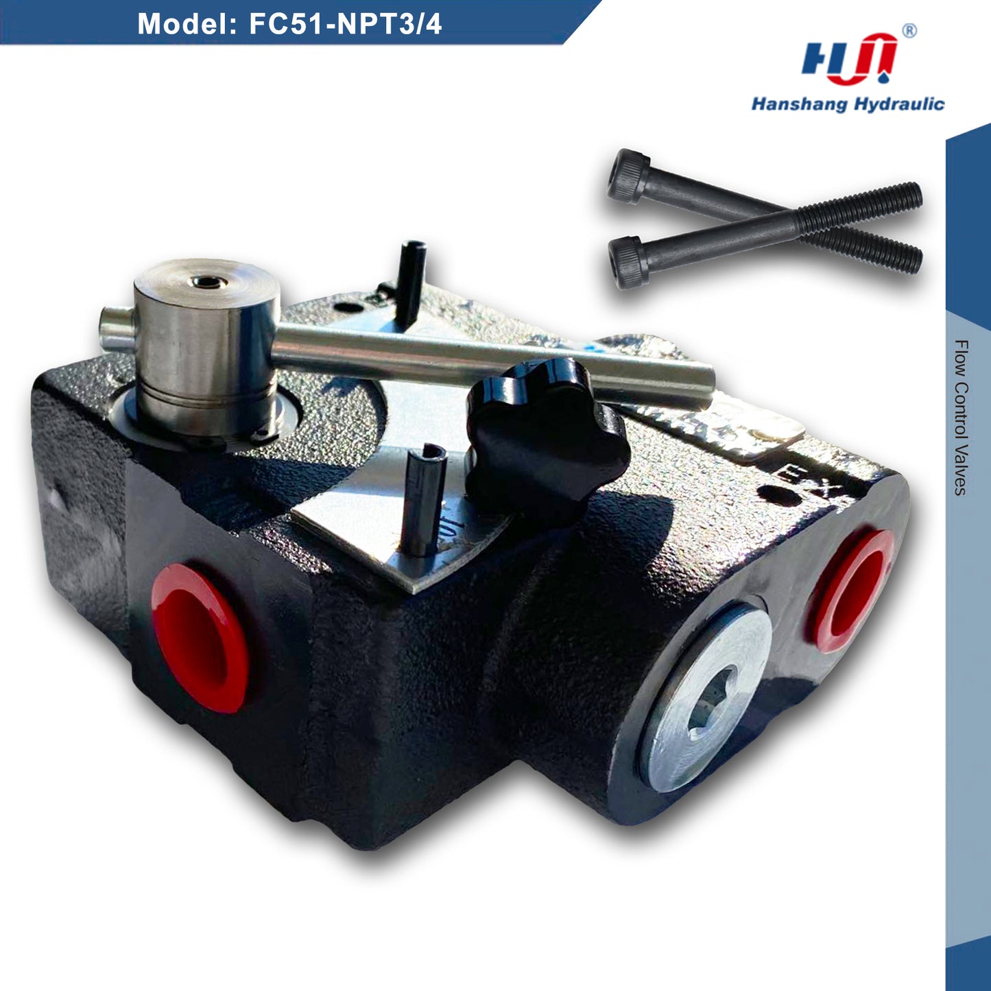 FC51-NPT3/4 Adjustable Flow Directional Control Valve