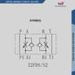 Z2FDS6S2 DOUBLE THROTTLE CHECK VALVES
